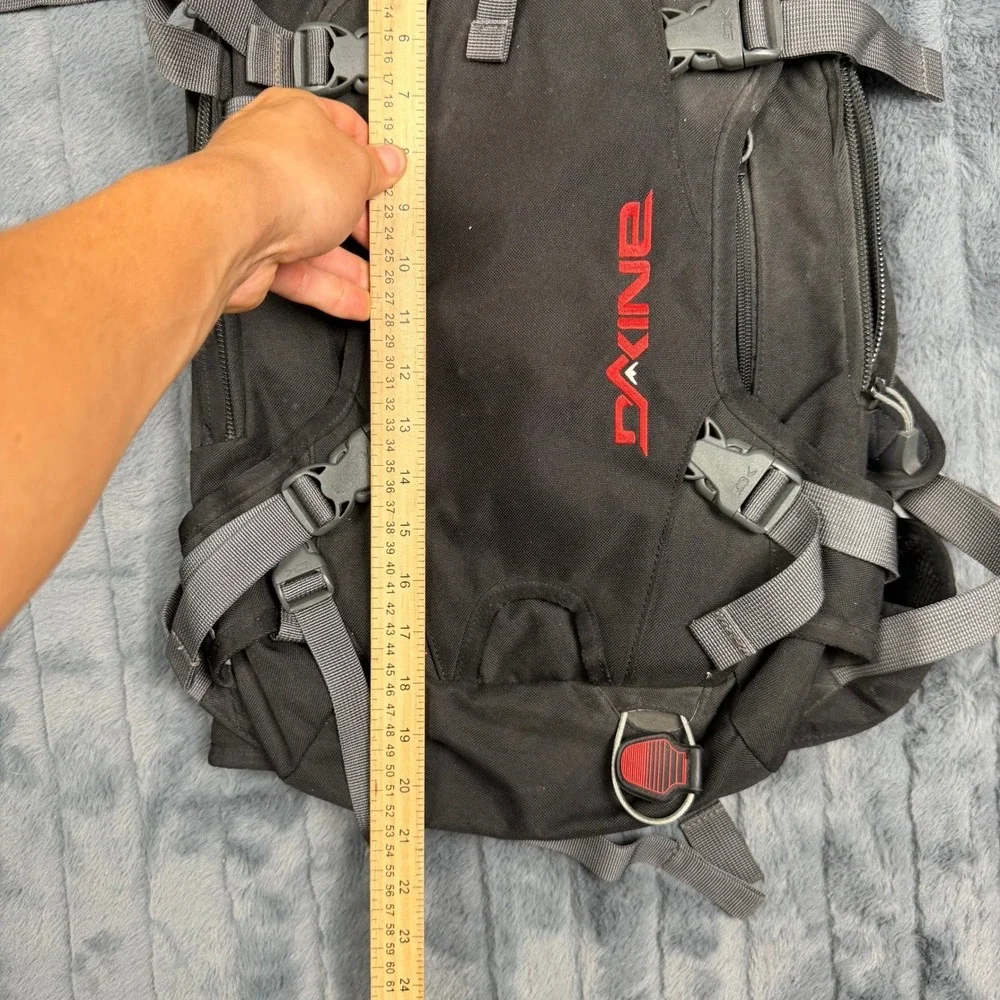 Dakine Heli Pack Backpack Black Grey Red Technical Outdoor Ski Snowboard Bag